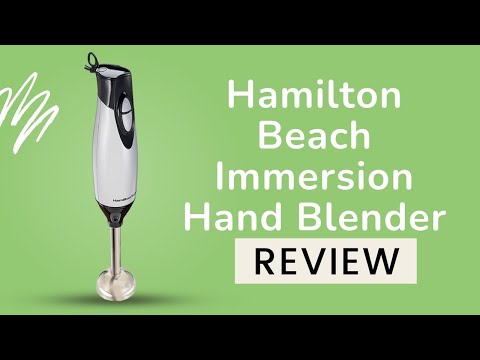 Hamilton Beach 59765 Immersion Hand Blender with Blending Wand