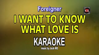 I Want To Know What Love Is - new mix KARAOKE@nuansamusikkaraoke