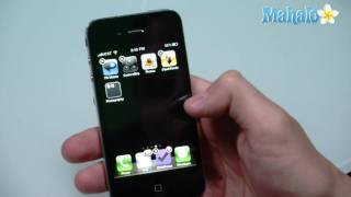 How to use folders on the iPhone 4