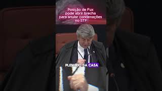 Posição de Fux pode abrir brecha para anular condenações no STF