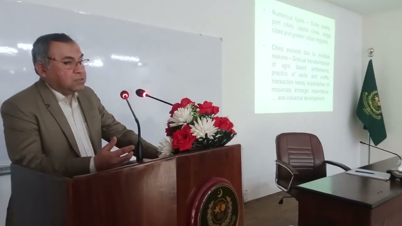 Prof. Dr. Noman Ahmed on Sustainable Urban Development, 39th SMC, NIPA Karachi (29/01/2026)