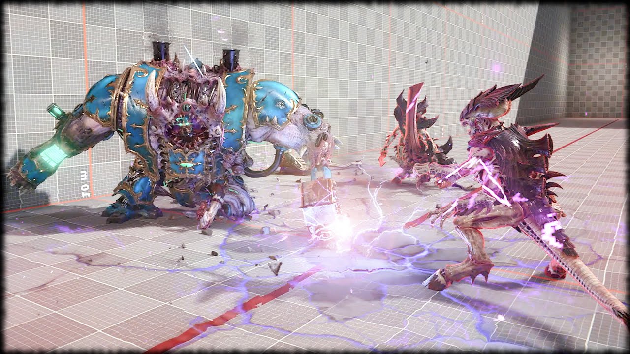 Space Marine 2 - Helbrute VS Tyranids - NPC Wars - YouTube