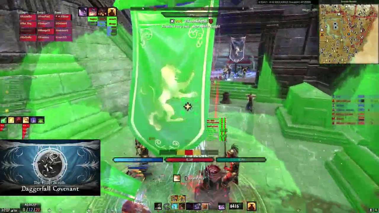 ESO PvP Ball Group.  Army of the Covenant Raid #23