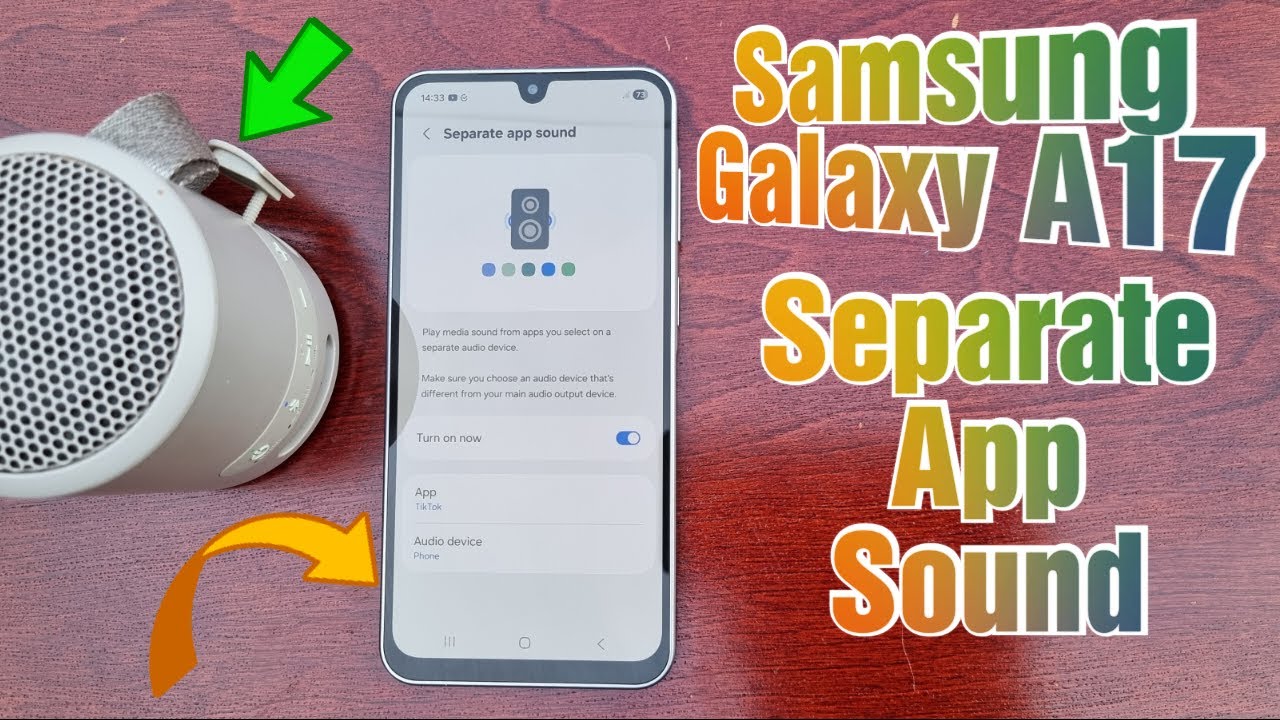 Samsung Galaxy A17 5G: как настроить отдельное приложение «Звук»? Очень полезная функция.