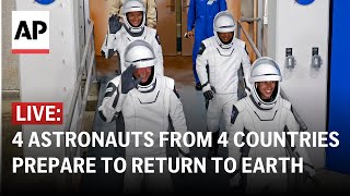 LIVE: NASA and SpaceX Crew-7 astronauts return to Earth after six-month mission