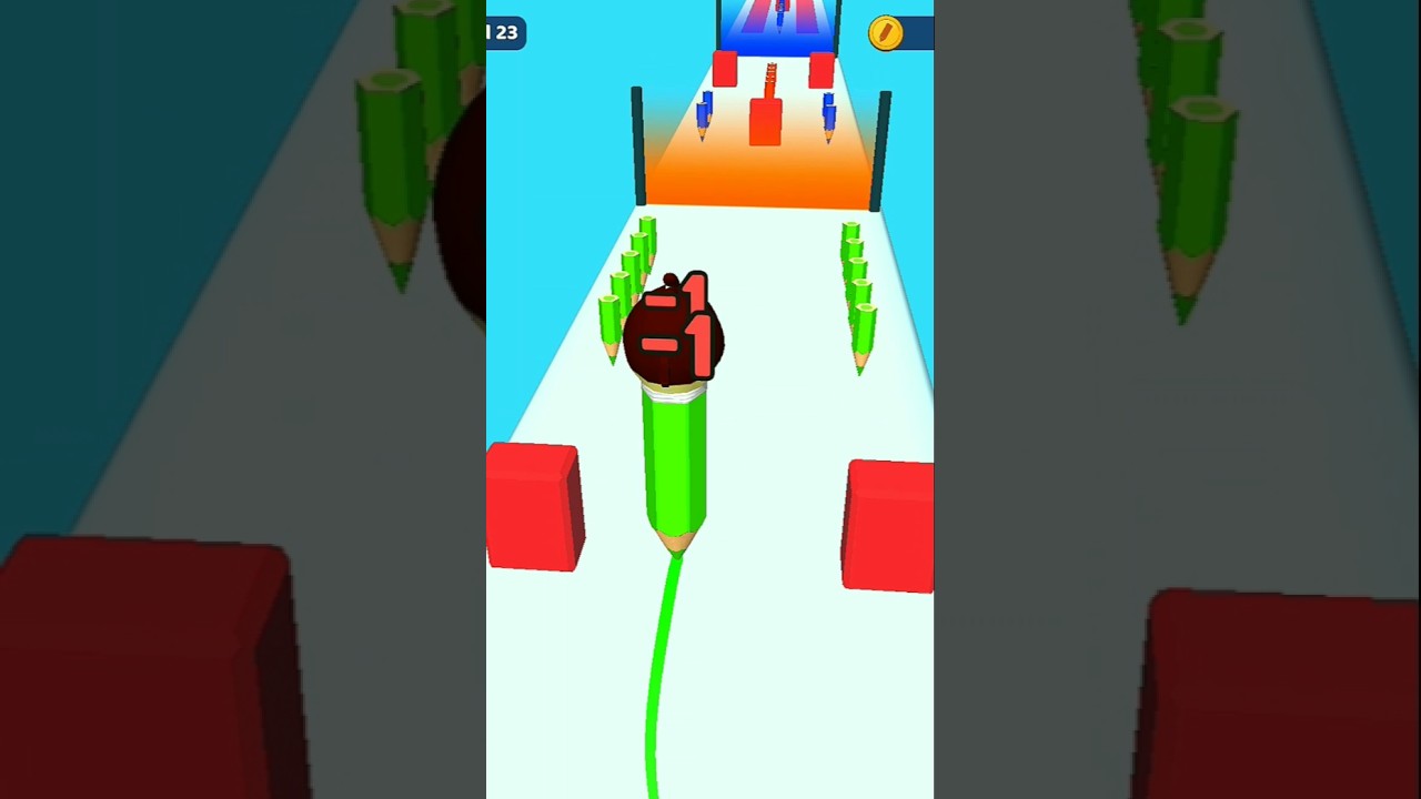 pencil rush 3d android gameplay