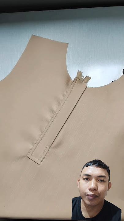 Cara menjahit resleting baju ||  sewing a zipper for beginners