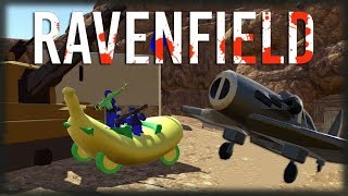 Jogando Ravenfield - Milhares de Armas, Naves e CARROS BANANA!!!
