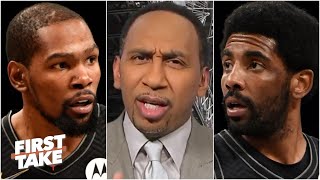 Kevin Durant & Kyrie Irving will regret choosing the Nets over the Knicks - Stephen A. | First Take