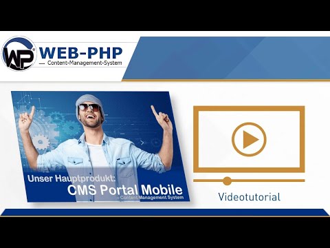 W-P CMS Portal Mobile Mittelboxen erstellen auf der Startseite.