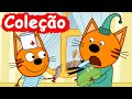 Kid-E-Cats em Portugues | Coleção dos episódios | Desenhos para crianças