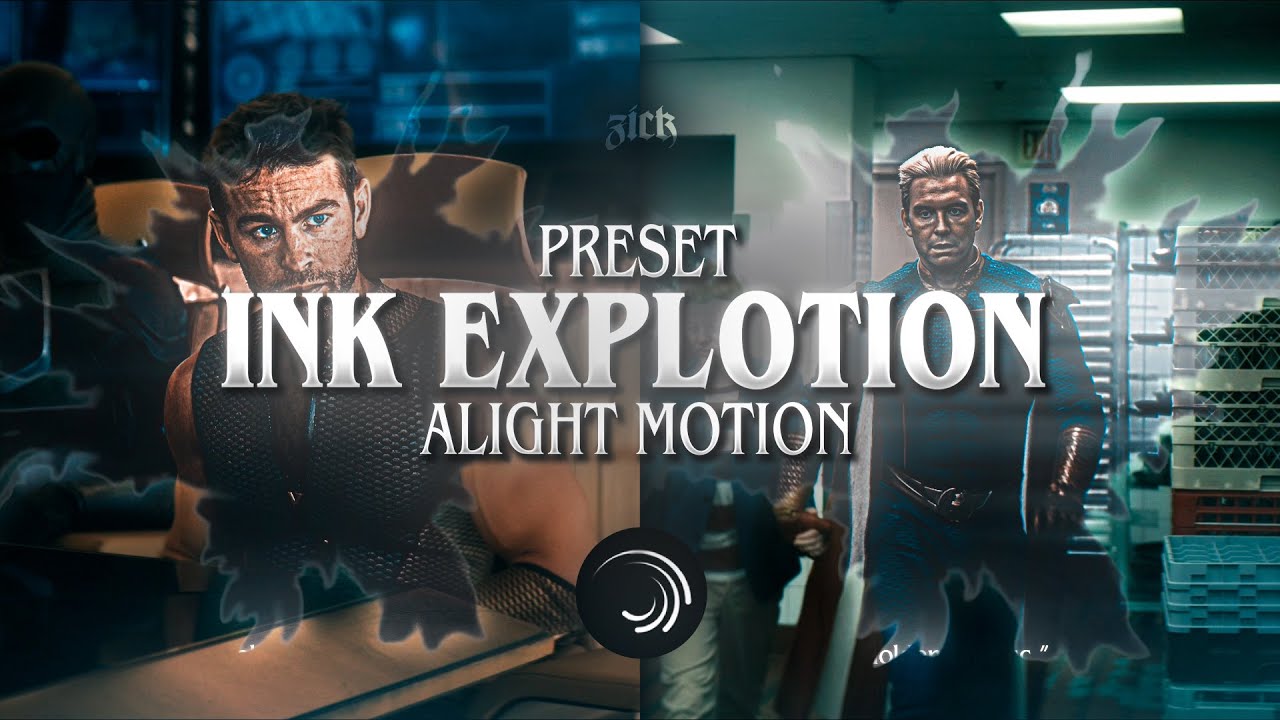 ink explotion (+preset) ; alight motion - YouTube