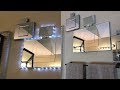 Home Decor DIY || Perfume Bottle Wall Mirror w/ Remote Controlled LED Lighting
