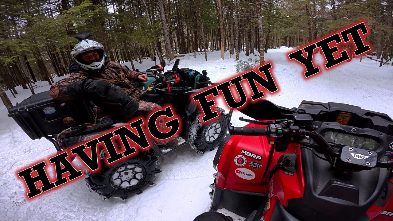 Taking A Chance Leaving The Main Trail... Snow Is Deep