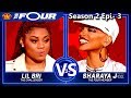 Sharaya j vs lil bri  female rappers battle stir fry the four season 2 ep 3 s2e3