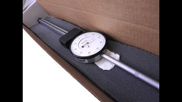 Starrett 656-8041 Dial Indicator 0-8" Long Range, 0-100 Dial, .001" Grad