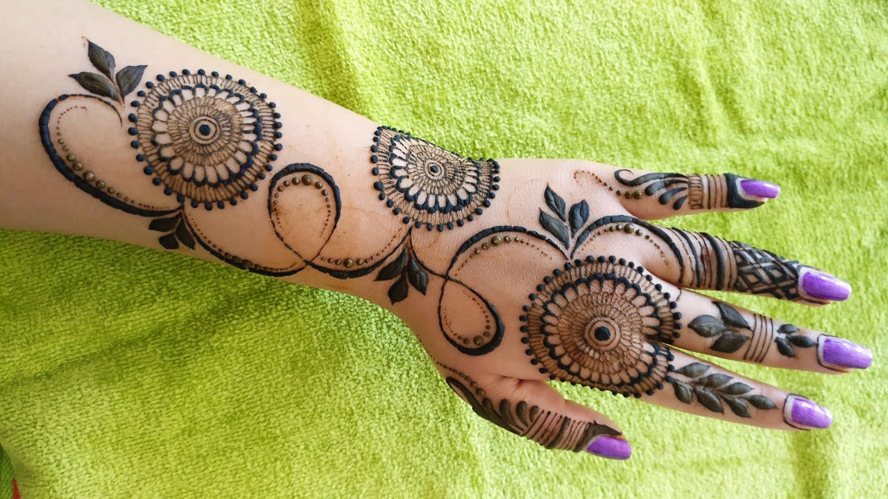 Easy and Beautiful Mehndi Design for Hand || EID Special Mehndi Design 2018 #4