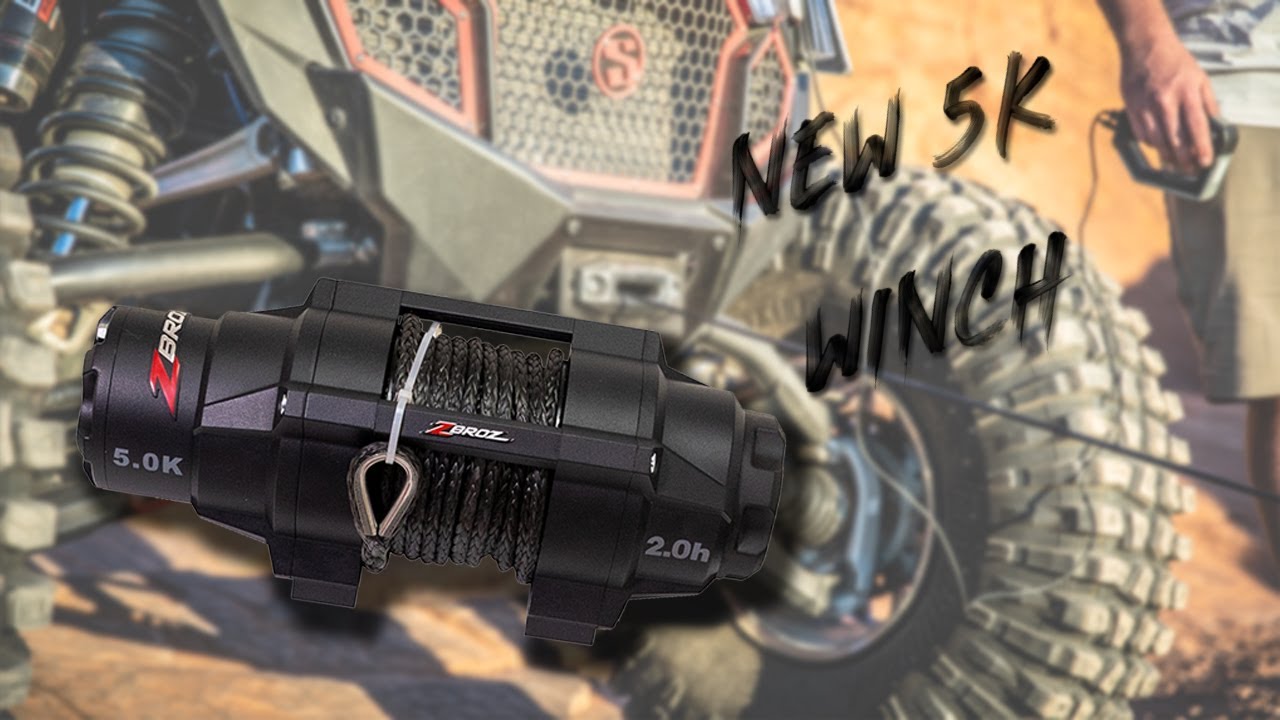 Kawasaki Mule/KRX/Teryx 5000 Lb. UTV Winch by ZBroz Racing - K19