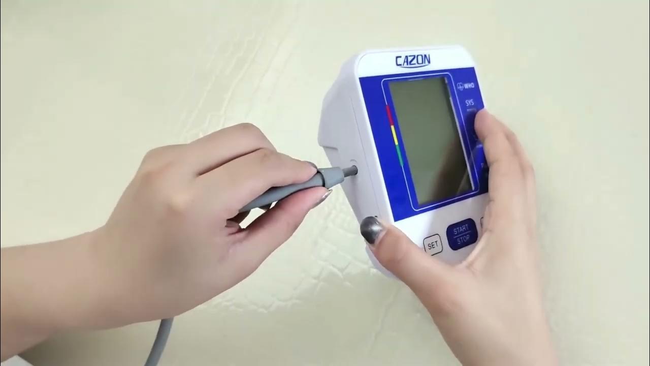 CAZON Blood Pressure Monitor Upper Arm BP Machine for Home Use YouTube