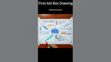First Aid Box Drawing #shorts #firstaidbox #drawing