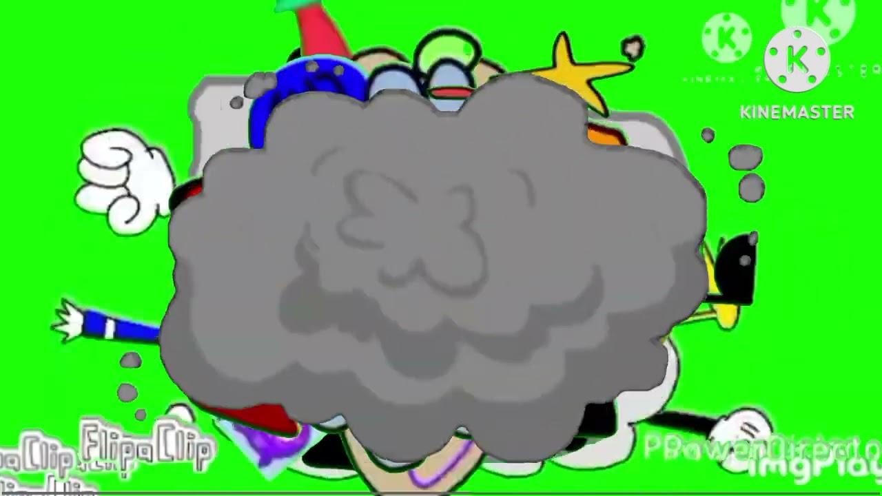 The Best Fight Cloud Green Screen Ever! Free To Use