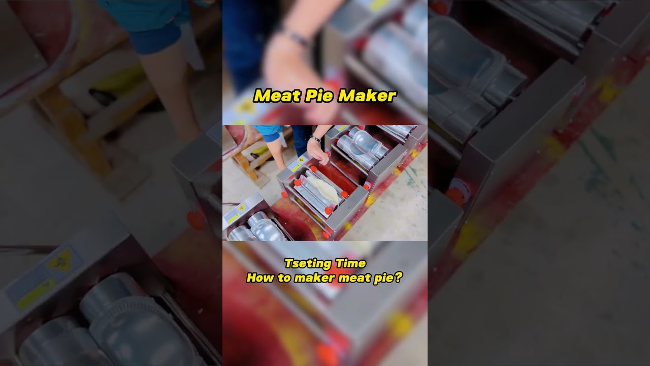 Meat Pie Machine can make turnovers, meat pies. samosa, empanadas 