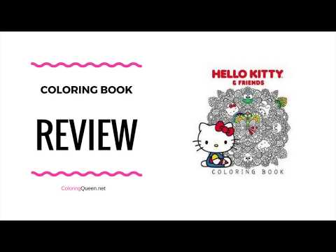 Hello Kitty and Friends Coloring Book Review 