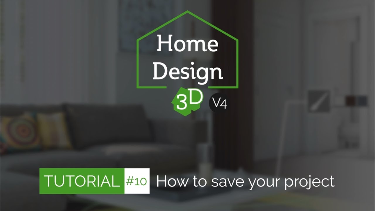  Home  Design  3D  TUTO 10 How to Save Share Your Project 