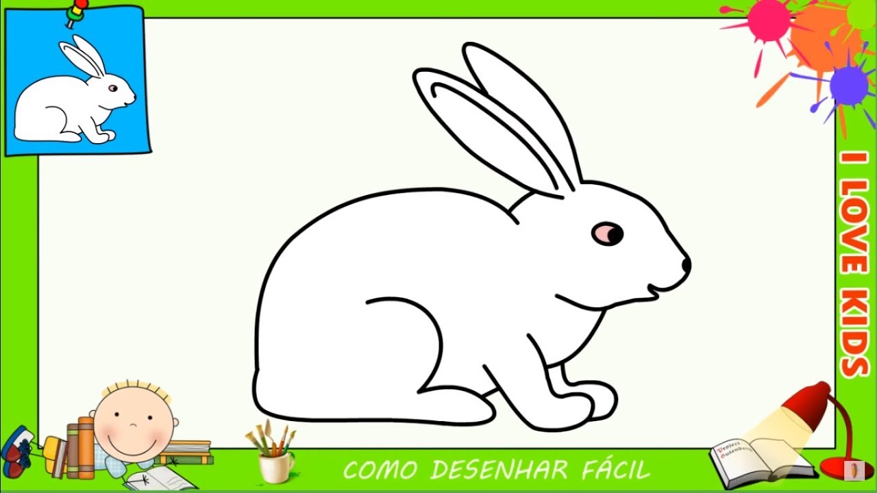 Featured image of post Como Desenhar Coelho F cil Quer casar esse coelho que come uma cenoura