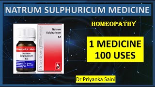 NATRUM SULPHURICUM -HOMEOPATHY MEDICINE ||1 MED 100 USES Asthma, depression @dr.priyankashomeopathy