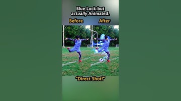 Before and After VFX: Blue Lock #bluelock #anime