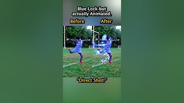 Before and After VFX: Blue Lock #bluelock #anime