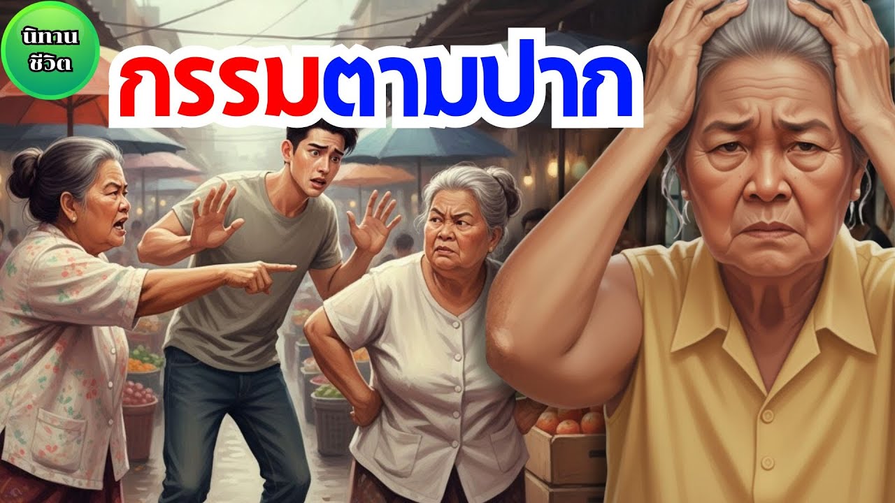 นิทาน กรรมตามปาก ไม่สนหน้าไหน คุณป้าขอใส่ไฟแล่บจัดหนักจัดเต็มจนสุดท้ายย้อนกลับมาครอบครัวพัง