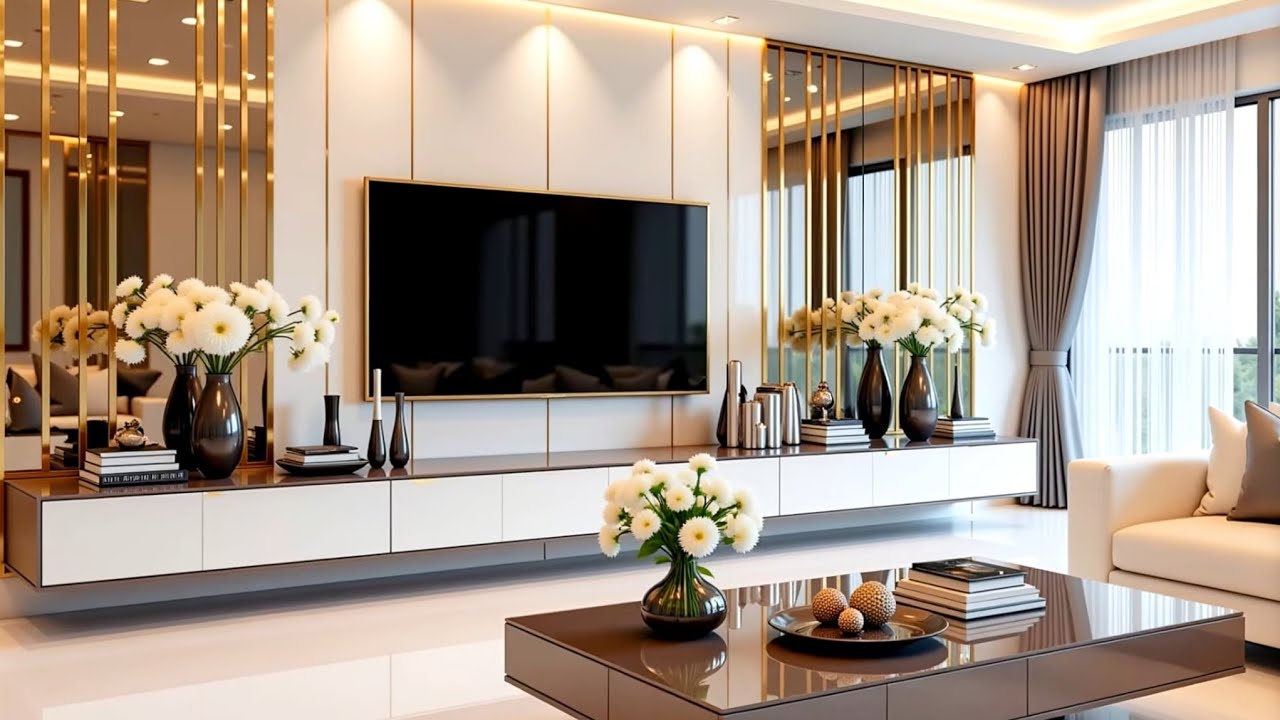 200 Modern TV Cabinet Designs 2026 | Luxury Wall Units & Living Room ...