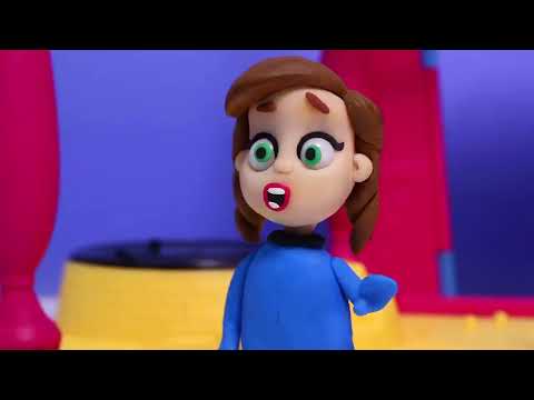 ¡CÓMO CUESTA INFLAR EL UNICORNIO! Dibujos Animados para niños y bebés!!! 💚 dibusYmas 1