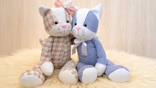Mittens the kitten sewing tutorial by @CraftybootsDesigns 