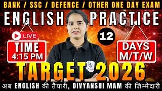 English Practice Batch | Most Expected Questions | All Central & State Exams | English Live Class-12