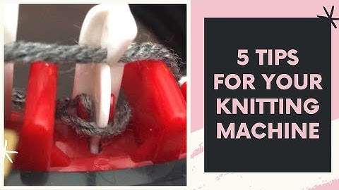 5 TIPS FOR THE ADDI MACHINE | How to Use a Knitting Machine | Beginner Addi Tips How to Use an Addi