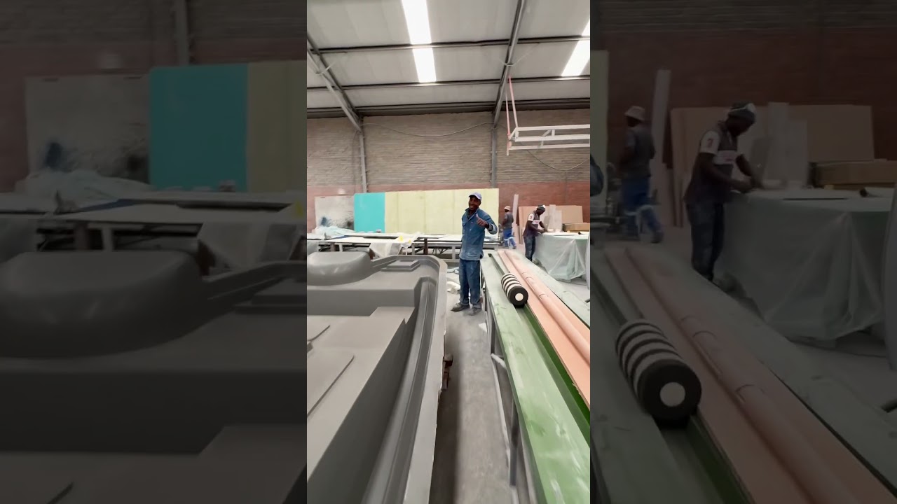 Prepping the mold for the next boat! Every great build starts with a solid foundation. 