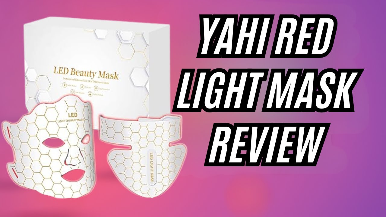 Yahi Red Light Mask Review For Full Face And Neck Skin Care - YouTube