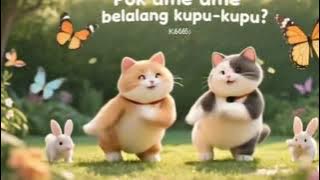 Pok AME ame BELALANG kupu-kupu - kucing lucu #cat #funny #video #kucing #fypシ #masukberandayoutube 
