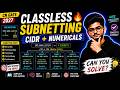 Classless Subnetting (CIDR) 🔥 | Complete Explanation with Numericals | CN GATE 2027