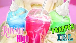 Making ALL The Royale High FRAPPES IRL!