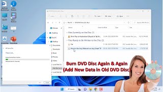 How to Add New Data Again & Again in Existing DVD Disc (Burn DVD Multiple Times)