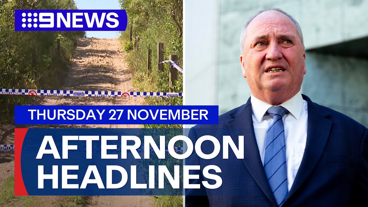 Woman killed in shark attack; Barnaby Joyce resigns from National Party | 9 News Australia