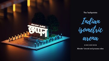 Isometric Arena | Blender 2.82 New Tutorials | process and modelling video