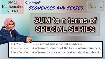 Derivation of formula for sum of first n natural numbers, its squares & cubes.#sumofnnaturalnumbers