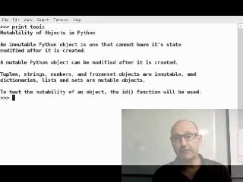 Python Mutability