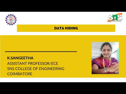 Data Hiding | Cyber Forensics and Data Security | SNS Institutions