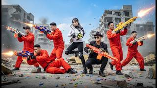 SEAL X NERF WAR : SEAL X Thwarts Apex Marauders Crime Spree With Elite Nerf Guns